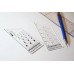 澳門西洋書法老師 Aquino da Silva 阿堅奴 自創 西洋書法工具尺 Calligraphy Ruler -Engrosser Ruler（銅版體專用工具尺）